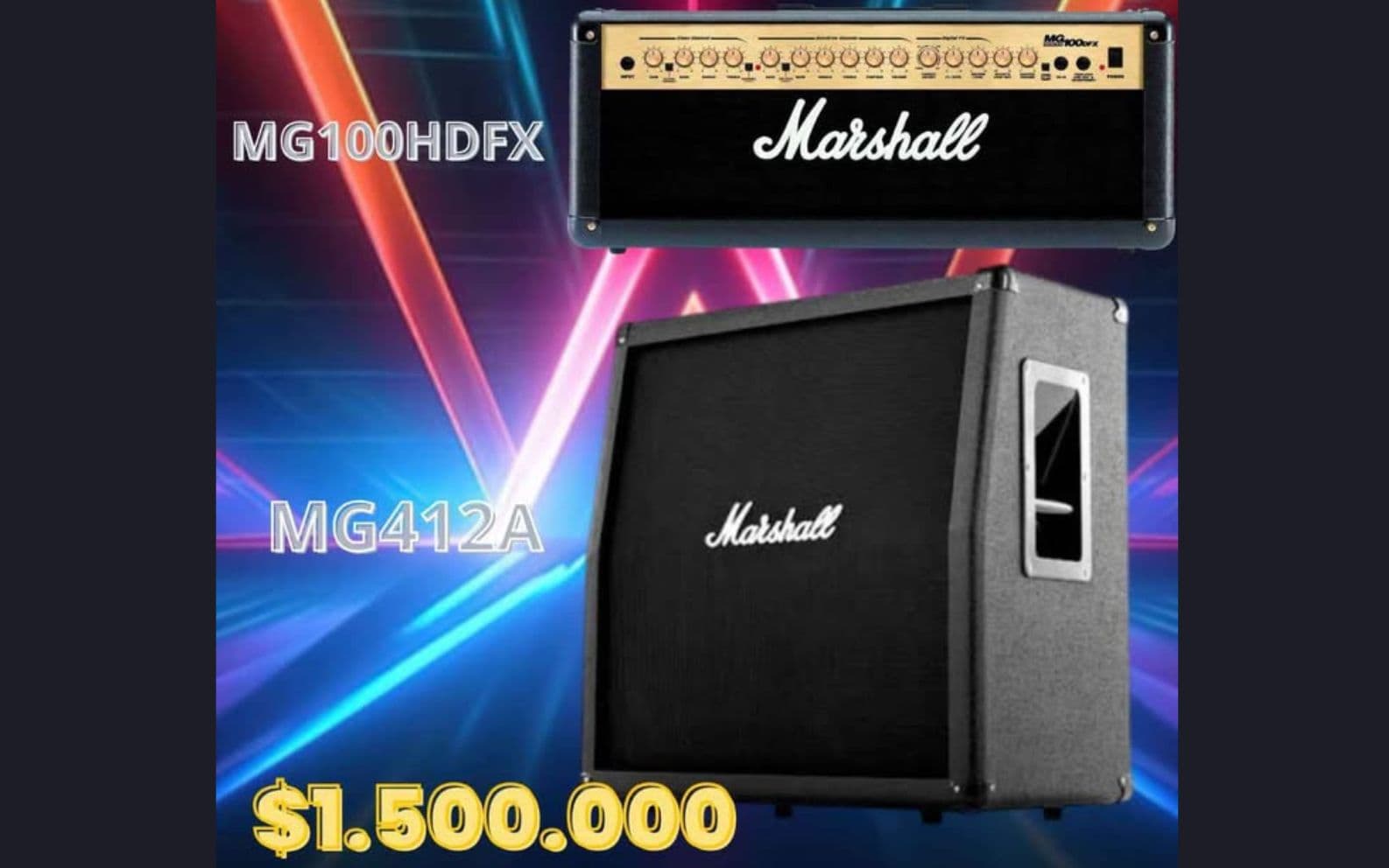 Combo Amplificador + gabinete