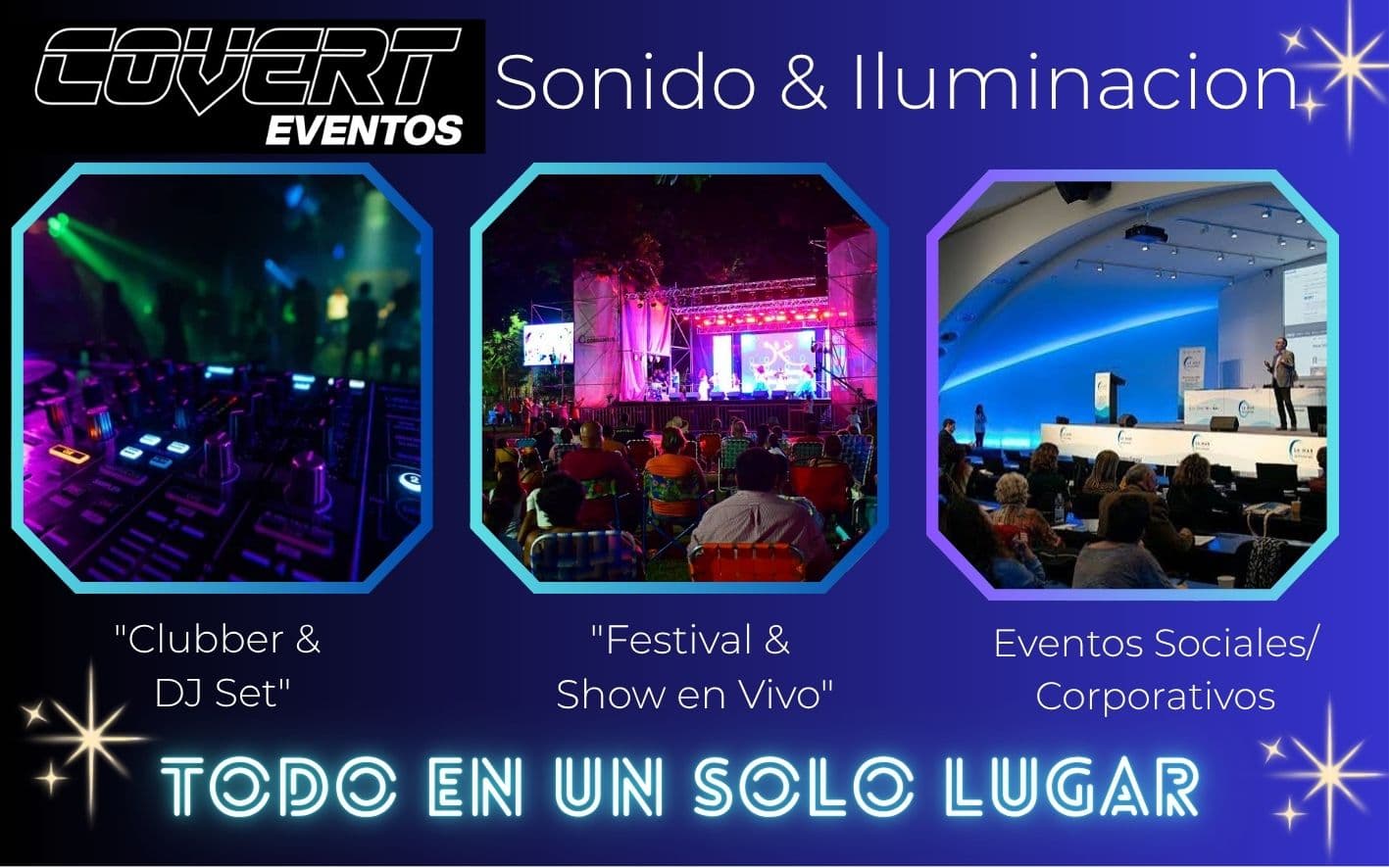 "Alquiler, Venta y Servicio De Iluminacion y Sonido