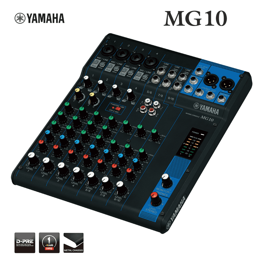 Consola de mezcla Yamaha MG10