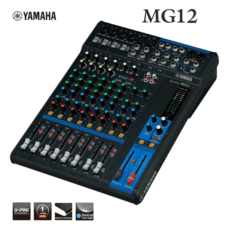 Consola de mezcla Yamaha MG12