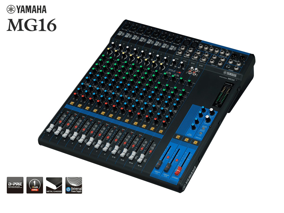 Consola de mezcla Yamaha MG16