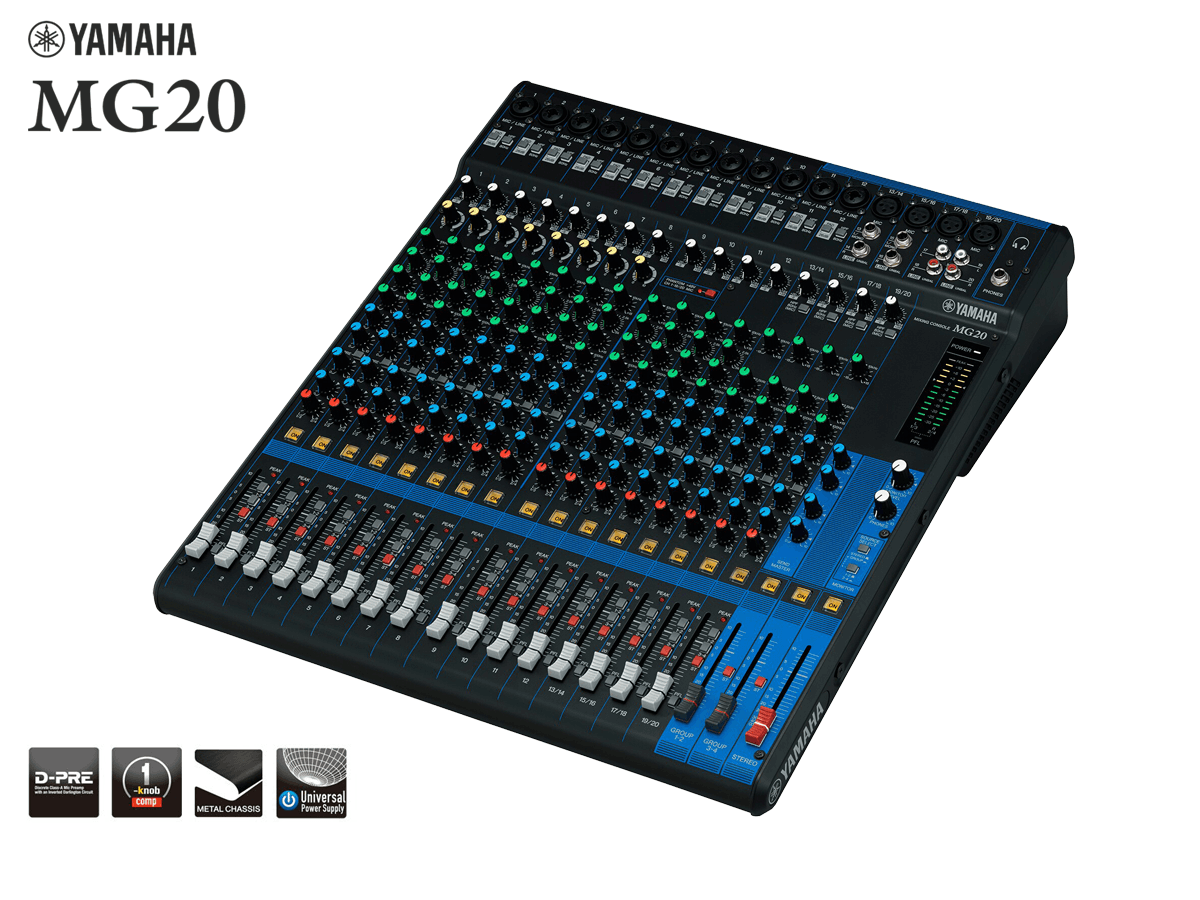 Consola de mezcla Yamaha MG20